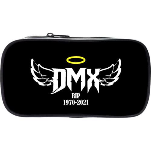 Dmx Pencil Case Earl Simmons Character Peripheral 3D Print DMX Fashion Convenient Student Office Pencil Case Cosmetic Bag