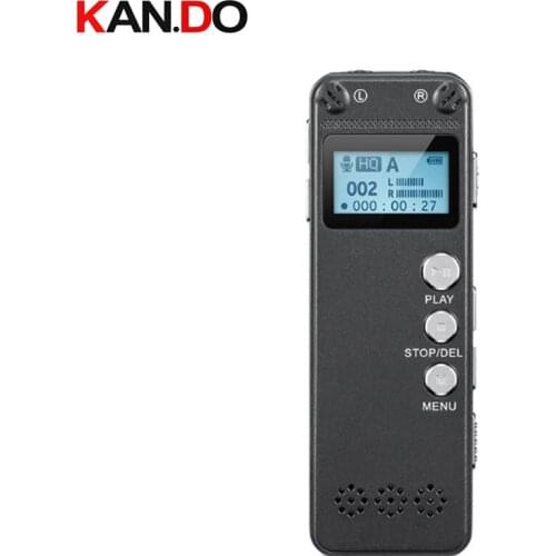 V31 8GB AGC Microphone 8GB Digital Voice Recorder Dictaphone Voice Activated PCM 560 Hours Audio Recorder with OLED Display