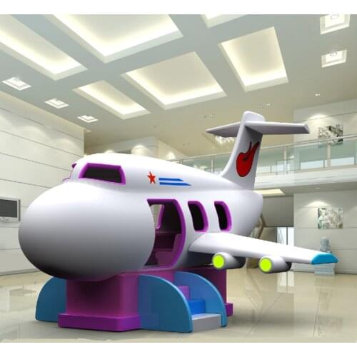 Kids amusement indoor playground,electric soft play toys aircraft for children,Space motor plane YLW-INA1830