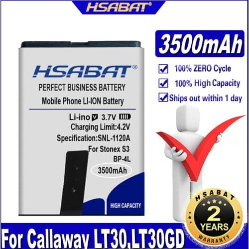 HSABAT BP-4L MG-4LH 3500mAh Battery for South,Huace,Unistrong, RTK,GPS,Stonex S3 data controller Batteries