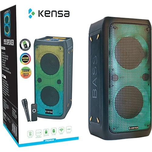 KH-257 Bluetooth Speaker Wireless Bass Column Outdoor USB Speakers Loudspeaker