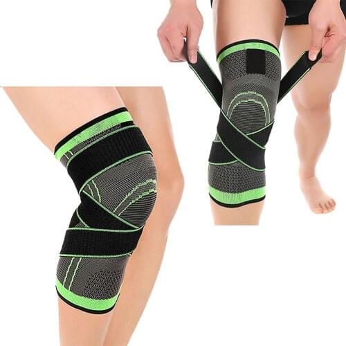 3D weaving pressurization knee brace hiking cycling knee Support Protector Knee pad