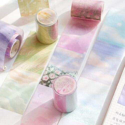 Dream Traveler Washi Paper sticker Wind Breeze decoration stickers DIY diary scrapbooking label sticker