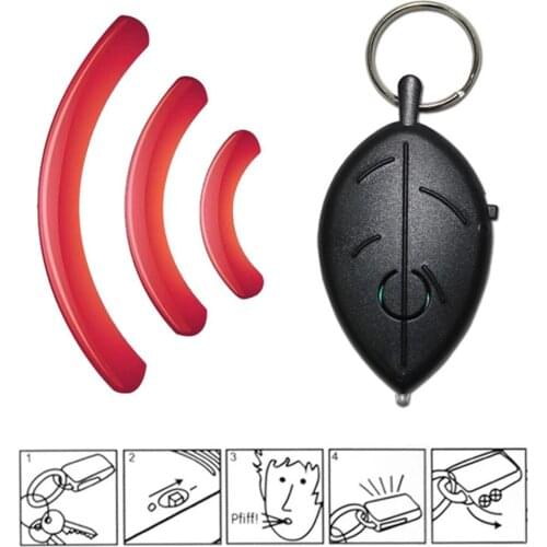 New Key Finder Ring Voice Control Anti Lost Leaf Whistle Key Finder Flashing Beeping Remote Kids Bag Wallet Locator Child Alarm