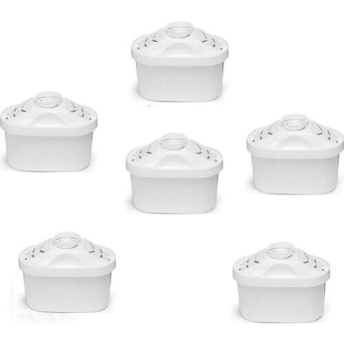 New Water Filters Replacement 2/4/6Pcs Brita Water Pitcher Filter Replacement Activate Carbon Water Filter