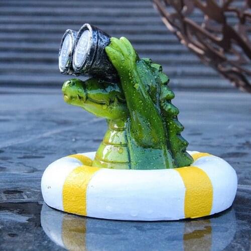 Solar floating simulation animal decoration fish Suspended pool pond courtyard outdoor resin crafts ornaments furnishings