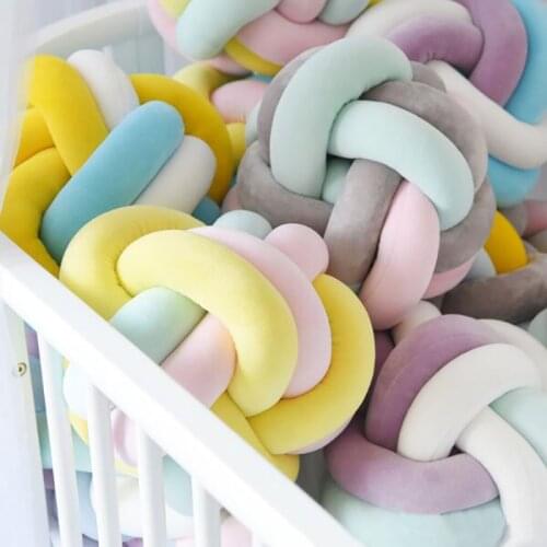 Fashion Newborn Baby Room Cushion Pillow Knot Pillow Cuddle Pillows Accessories Kids Room Washable YBD007