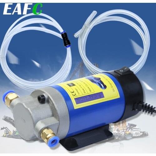Portable Mini 12V Electric Oil Transfer Pump For Pumping 1-4L/min Fuel Suction Transfer Pump + Tubes for cars motorcycles boats