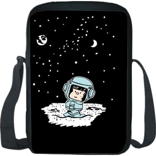 Mafalda Shoulder Bag Women Fashion Casual Messenger Bag Comics Cosplay Teen CrossBody Rucksack Boy Girl Sling Knapsack Anime