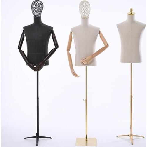 New Style Fabric Dressmaking Mannequin Flexible Model With Bendable Hand Customized