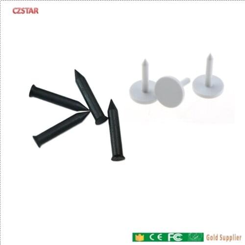 High Quality UHF RFID Nail Pin Tag long range alien h3 impinj monza UHF RFID Tree Nail Tag For Wood Management with free sample