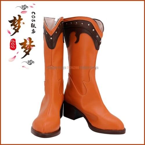 BanG Dream! Afterglow Mitake Ran Anime Characters Shoe Cosplay Shoes Boots Party Costume Prop