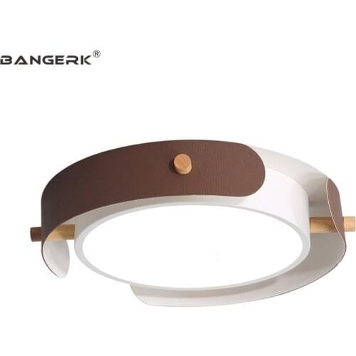 Japanese Modern LED Ceiling Lamp Loft Decor Acrylic Iron Round Ceiling Lights Fixtures Home Indoor Lighting Nonpolar Dimming