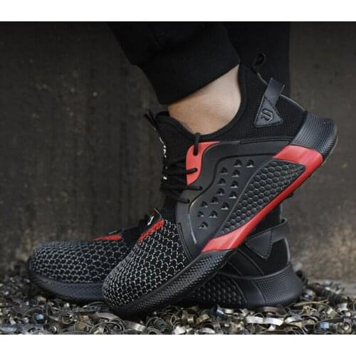 Safety Shoes Men Steel Toe Work Boots Women/men Anti-Smashing Anti-Puncture Breathable Construction Indestructible New Sneakers