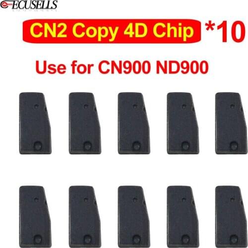 10Pcs/Lot CN2 Copy 4D Transponder Chip Car Key Chip for CN900 Key Programmer YS-01 Carbon Auto Ceramic Chip for CN900 & ND900