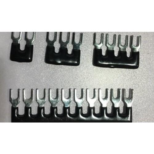 100PCS Short Circuit Insulated Terminal Strip 2P/3P/4P/6P/10P/12P 7.5mm/7.62mm/8.5mm/9mm Pitch Wiring Chip Connecting Bar