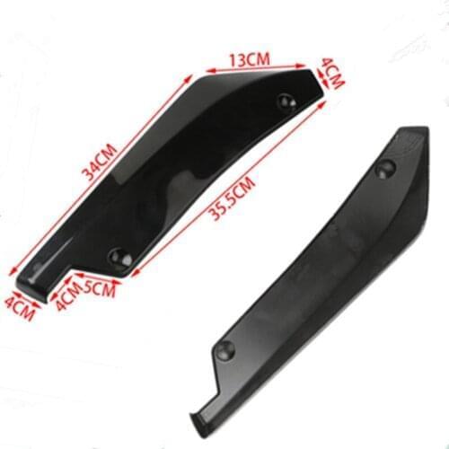 2Pcs Universal Car Rear Bumper Lip Diffuser Splitter Scratch Protector for Suzuki SX4 SWIFT Alto Liane Grand Vitara Jimny SCros