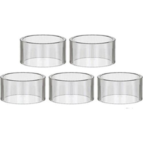 FATUBE 5pcs straight mini glass cups for Rx2 20700 with GNOME 22mm GLASS TUBE