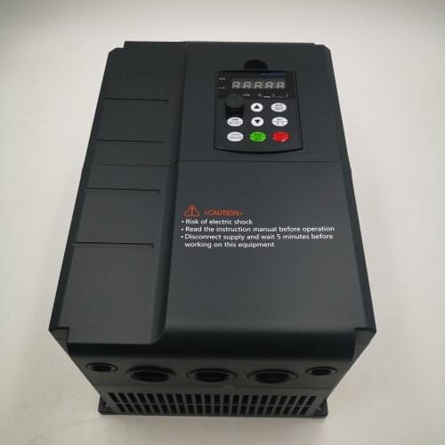 AT4 Vector VFD Converter 5.5KW 220V in and 380V out single phase 220V household electric input and Real Three-phase 380V output