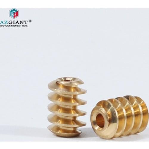 AZGIANT M0.5*8 Worm Gear Universal Gear Car Motor Metal Gear for FC280 Motor Copper Brass Car Accessories