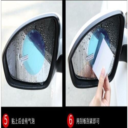 Car Rearview mirror Waterproof film Stickers For Hyundai Accent 5 Coupe 3 Elantra 6 XD 4 Avante H-1 i10 2 Sonata 5 6 7 Verna XG