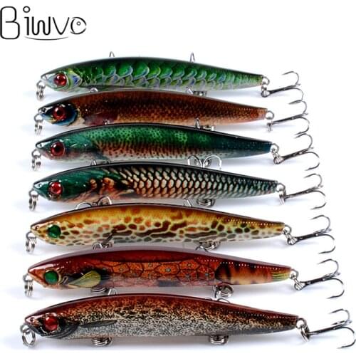 Biwvo 8g 9.3 cm Fishing Lures Metal Winter Sea Ice Swimbait Goods For Fishing Minnow Shad Spinner Bait Crankbait Hard Bait