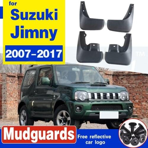 Mudguards for Suzuki Jimny 2007-2017 Mud Guards ABS Car Exterior Protect Decoration Splash Flaps Fenders Car Accessories