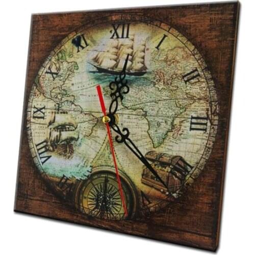 Wood Table clock desk clock relogio de mesa настольные часы reloj de escritorio