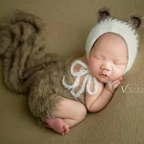 Fuzzy Stretch Wrap Newborn Knit Vintage Jersey Wrap Baby Swaddle Sack Newborn Photography Props