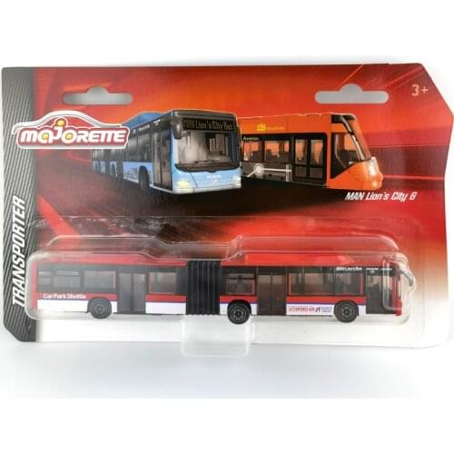 Majorette 1/64 Train Bus tram Childrens Toys Vehicles Collection Metal Die-cast Simulation Model Cars