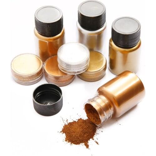 Shimmer Metallic Gold Silver Color Pigment Pearlescent Colorant Pearl Dye UV Resin Epoxy Colour Glitter Manicure Nail Art Decor