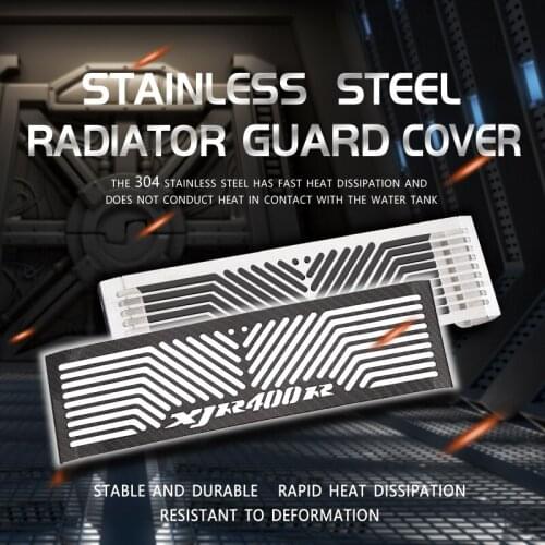Motorcycle parts Stainless Steel Radiator Grille Guard Cover Protector For XJR400 XJR400R XJR 400/400R 1993-2010