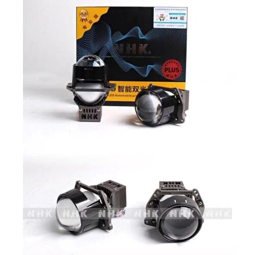 NHK Bi-LED Projector 2.5inch LHD Low Beam 50W High Beam 55W 6000K Light Headlamp Car Accessories