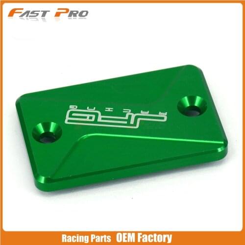 CNC Alloy Front Brake Reservoir Fluid Cover Cap For KAWASAKI KSR 50 80 110 KDX KLX 125 150S 220 250 450R D-Tracker KFX 450R 700