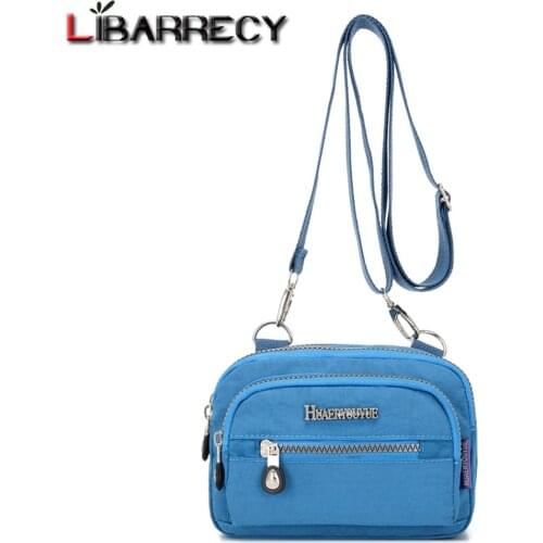 Casual Shoulder Bags for Women Fashion Nylon Cloth Messenger Bag Waterproof Design Clutch Bag Simple Travel Lady Crossbody Bags