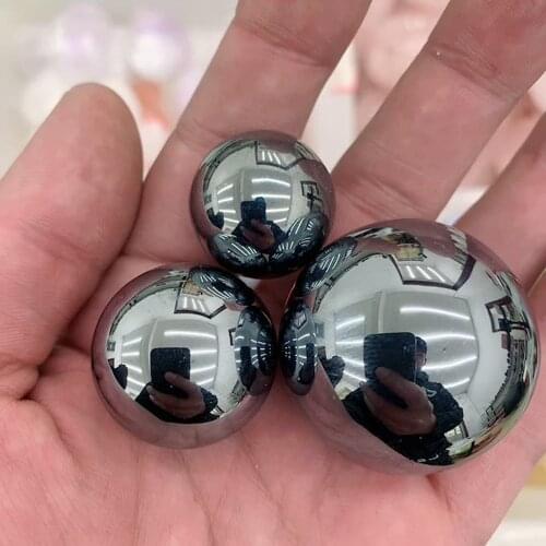 Natuurlijke Kristallen Quartz Terahertz Sphere Crystal Ball Healing Energy Stenen Kamer Home Aquarium Decoratie Accessoires