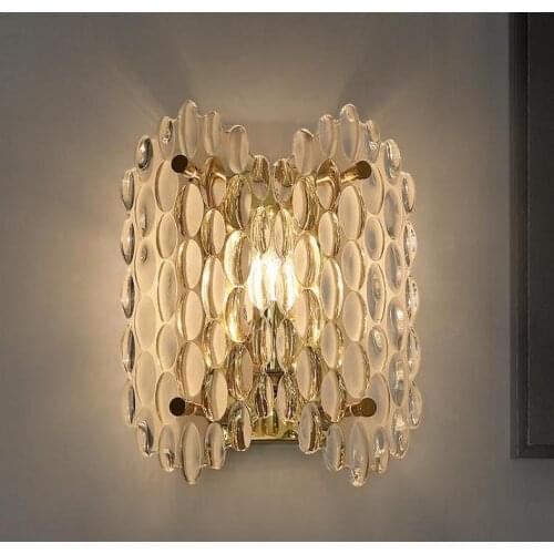 Salon led Crystal Wall Lighting Mirror Vanity Light Living Room Hotel Villa Restaurant crystal lamp Corridor G9/E14 Wall sconce