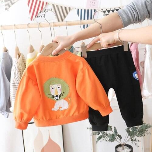 Baby Boys Out Clothes Autumn Long Sleeve Shirt Jacket Pants 3Pcs/sets Infant Kids Fashion Toddler Children Clothing Sportswear
