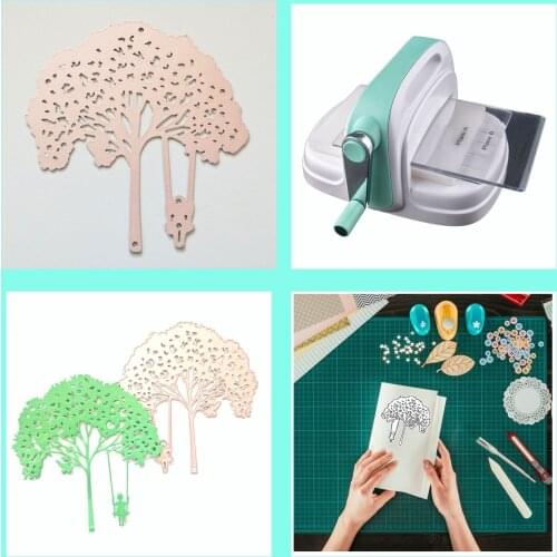 ZhuoAng Tree Cutting Dies for Card Making DIY Scrapbooking Photo Album Decoretive Embossing Stencial