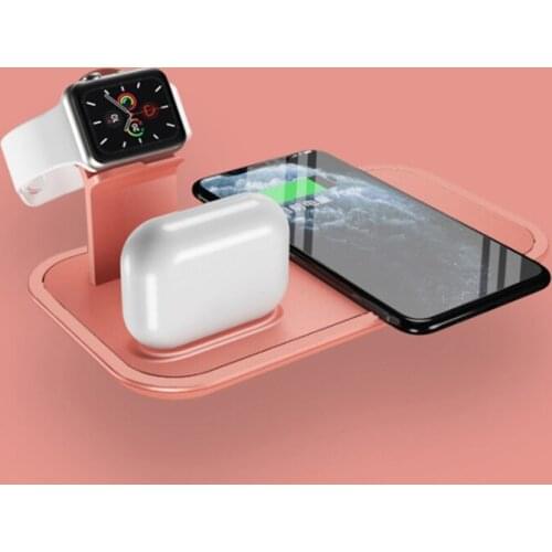 1pc 3 In 1 Multifuntional Charger For Apple Smart Watch Pro IPhones Series Fast Wireless Charging Dock