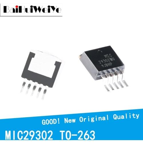 10PCS/LOT MIC29302BU MIC29302WU MIC29302 TO-263 New Original IC Chipset MOSFET MOSFT TO263 Three-terminal voltage regulator