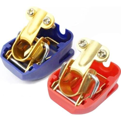 12V 1 Pair + - Electrode Quick Release Lift Off Connector Clamps Car Battery Terminals for Car Caravan Boat Moto