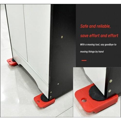 150kg Moving Tool Wheeled Mover Roller Jack Crowbar Trolley Furniture Mover Tool Set Furniture Transport Lifter Heavy Stuffs