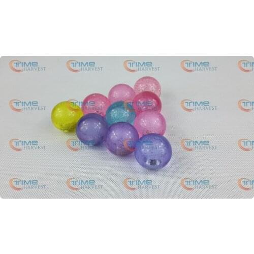 18 pcs Balltop 35MM Bubble balltop for joystick colourfull bubble ball top arcade game machine accessories parts for rocker