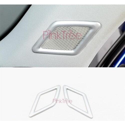 2019 Accessories For Audi Q3A-Pillar Stereo Speaker Frame Decoration Cover Trim Car Styling Interior
