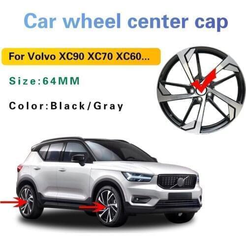 4x 64mm Car Wheel Center Cover Hub Cap Accessories For Volvo XC90 XC70 XC60 V40 V50 V60 V70 V90 S50 S60 S70 S90 S80 S40 3546923