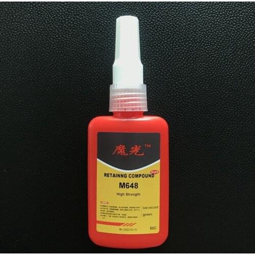 648 glue high strength oil resistant cylindrical holding glue 50ml high temperature resistant