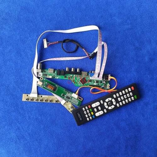 Analog kit LVDS 30 Pin LCD monitor drive board For N141X7/N141X9/N141XA/N141XB/N141XC HDMI-compatible USB AV VGA 1024*768 1-CCFL