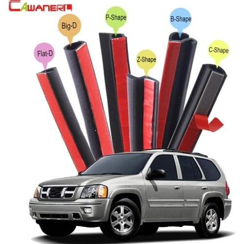 Cawanerl Full Car Seal Sealing Strip Kit Rubber Weatherstrip Seal Edge Trim For Isuzu Ascender Axiom Oasis Rodeo Trooper