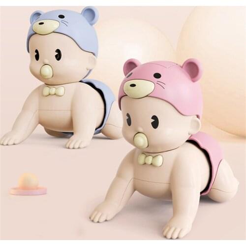 Baby Electric Crawling Doll for 0 24 Months Sound Light Learning Crawl Toy Juguetes Bebe Kids Educational Toys for Boy Girl Gift